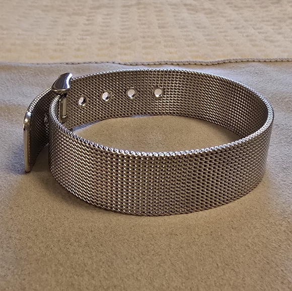 Stainless Steel Jewelry - Stainless Steel Mesh Belt Buckle Bracelet